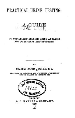 Practical urine testing