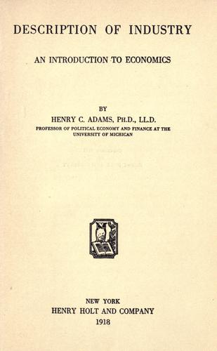 Description of industry