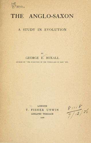 The Anglo-Saxon