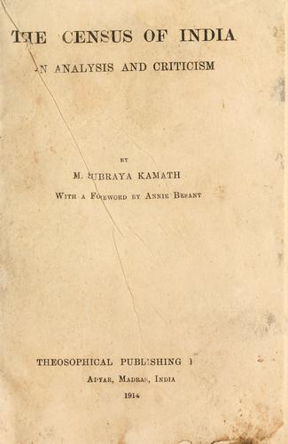 The census of India