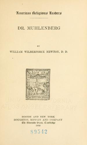 Dr. Muhlenberg
