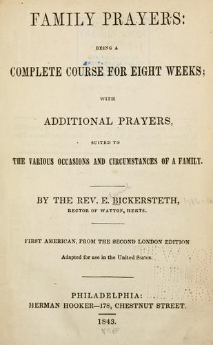 Family prayers
