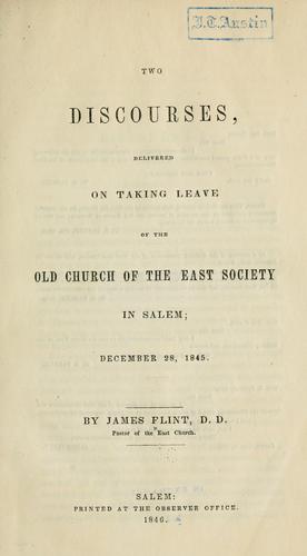 Two discourses
