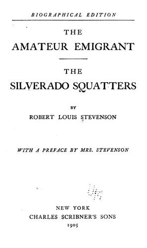 The  amateur emigrant