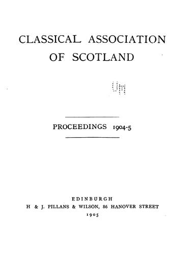 Proceedings
