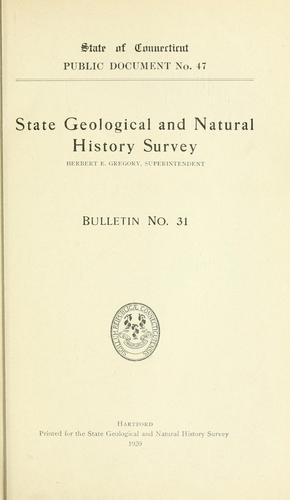 Check-list of the insects of Connecticut