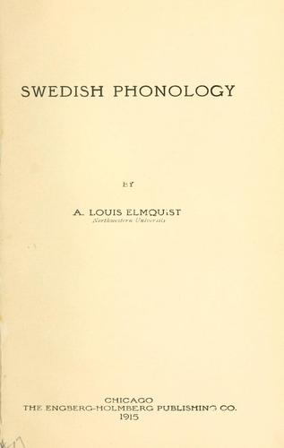 Swedish phonology