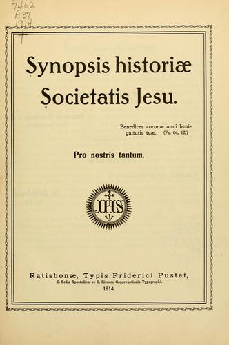 Synopsis historiae Societatis Jesu