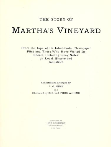The story of Martha's Vineyard