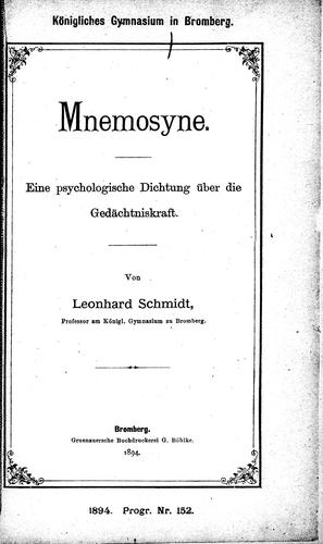 Mnemosyne