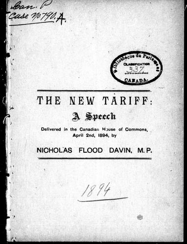 The new tariff