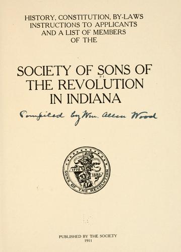 History, constitution, by-laws