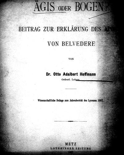 Ägis oder Bogen?