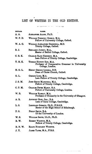 A dictionary of Greek and Roman antiquities.