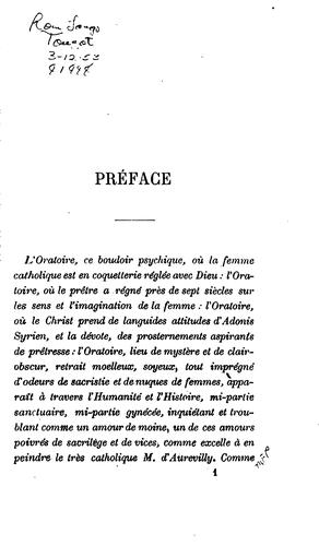 Dans l'oratoire