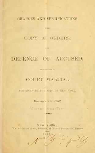 Charges and specifications