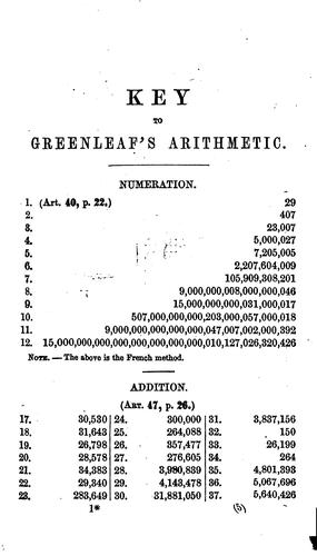 A Key to the National Arithmetic