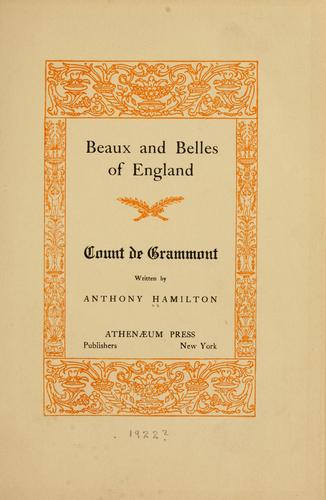 Count de Grammont