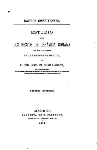 Barros emeritenses: Estudio sobre los restos de cerámica romana que suelen ...
