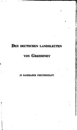 Die deutschen Colonien in Piemont: Ihr Land ihre Mundart und Herkunft: ein Beitrag zur ...