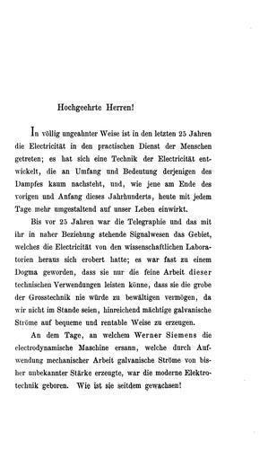 Die neuere Entwicklung der Electricitäts-Lehre: Rede, gehalten zur Feier des Stiftungstages der ...