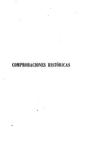 Nuevas comprobaciones históricas apropósito de Historia Argentina