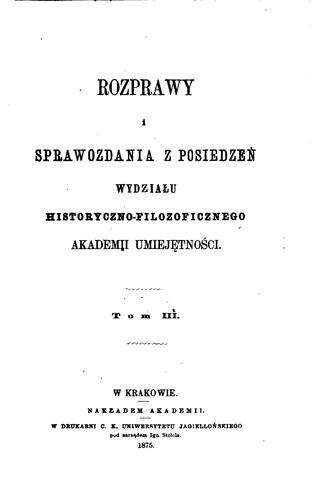 Rozprawy