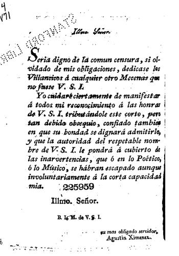 Villancicos que se han de cantar en la Santa Iglesia Catedral de Cartagena ...