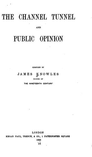 The Channel Tunnel and Public Opinion