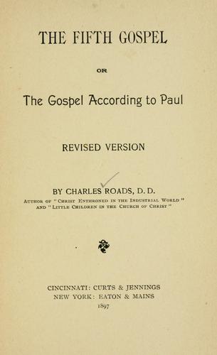 The fifth gospel
