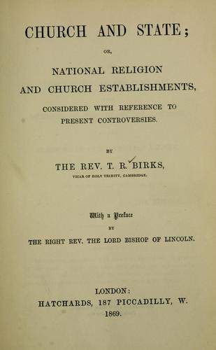 Church and state