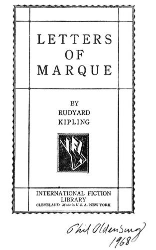 Letters of marque