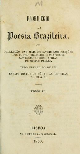Florilegio a poesia brazileira