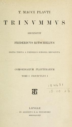 Comoediae.