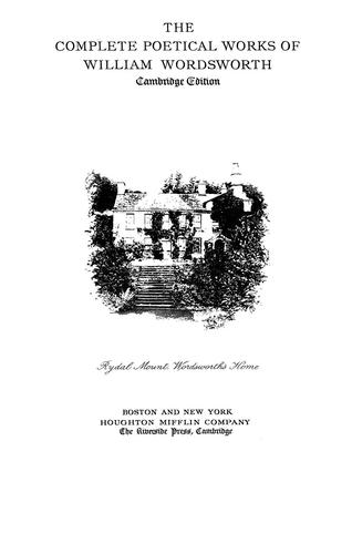 Complete poetical works