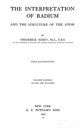The interpretation of radium, and the structure of the atom