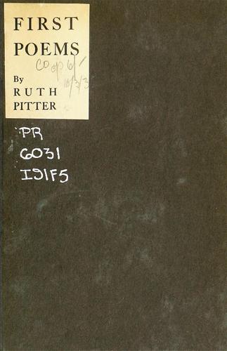 First poems