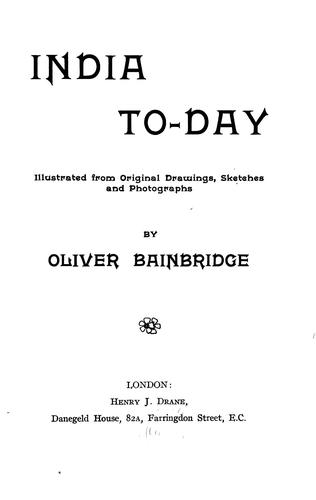 India to-day
