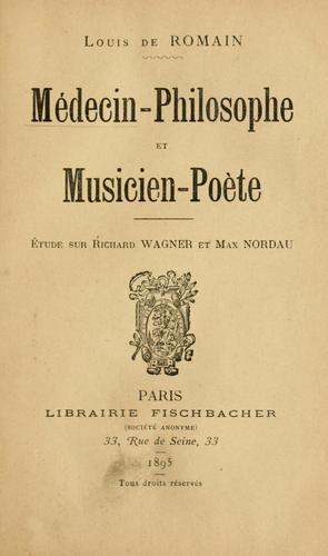 Médecin-philosophe et musicien-poète