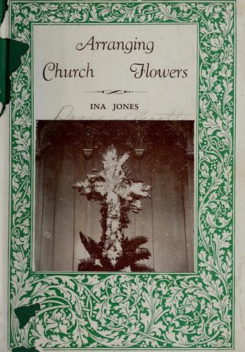 Arranging church flowers.