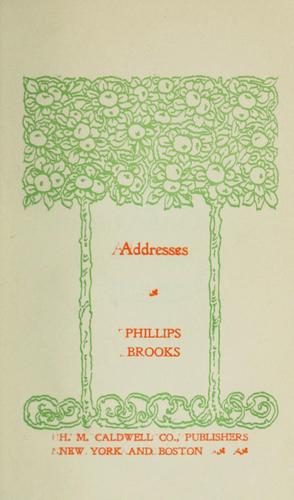 Addresses.
