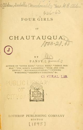 Four girls at Chautauqua
