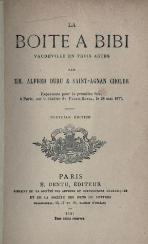 La boite à bibi