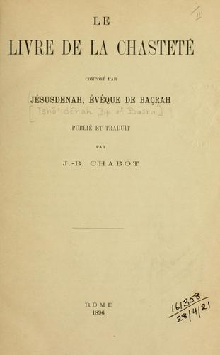 Le livre de la chasteté