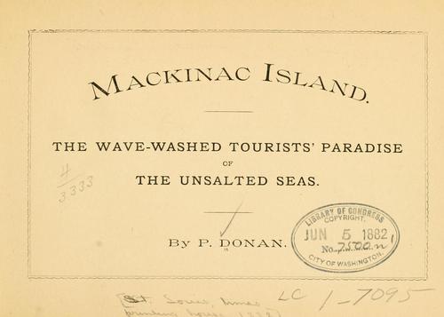 Mackinac Island.