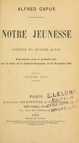 Notre jeunesse
