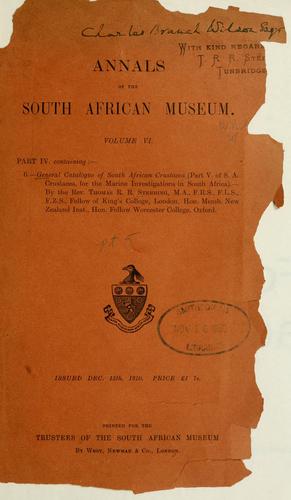 South African crustacea
