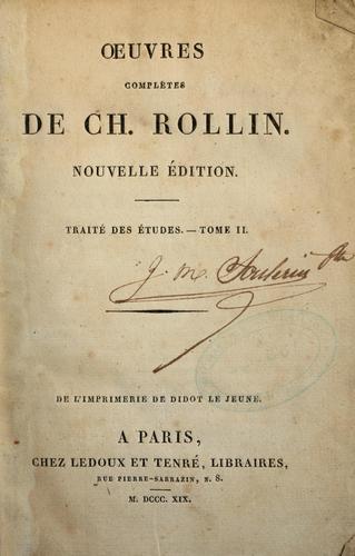 Traité des études