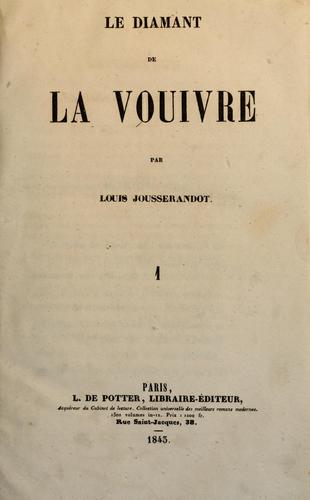 Le diamant de la vouivre