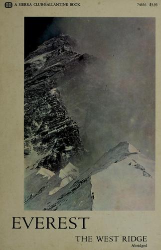 Everest, the West Ridge